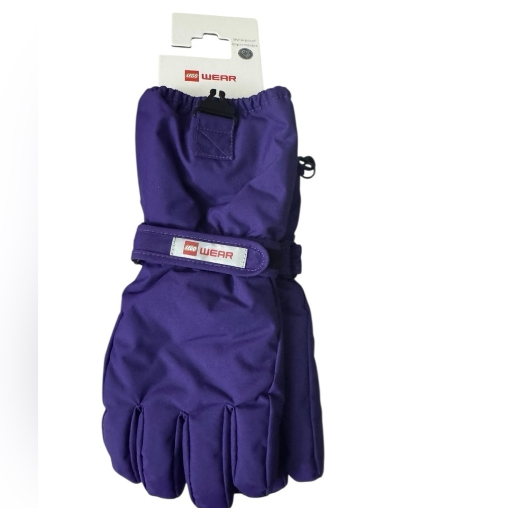 LEGO Wear Purple Waterproof Gloves Size 13/14